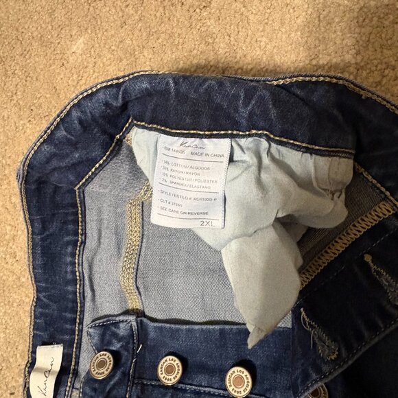 Kan Can Button Fly Jeans - Picture 3 of 4